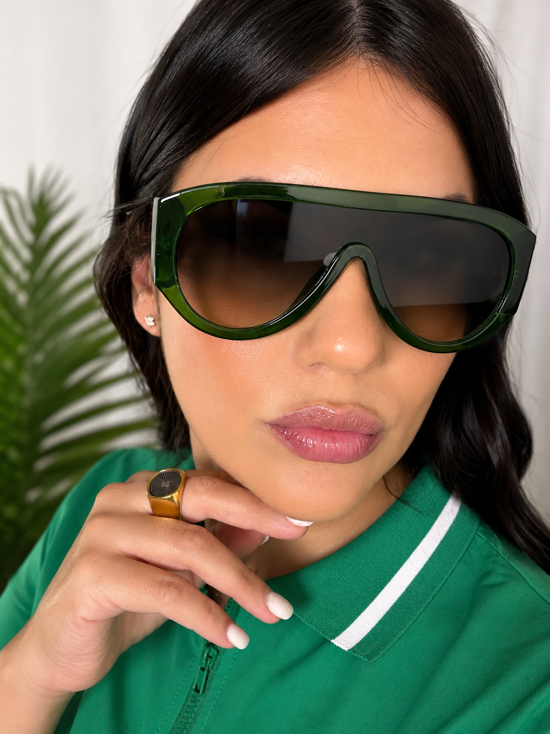 Aura Sunnies – Gafas de sol cuadradas extragrandes