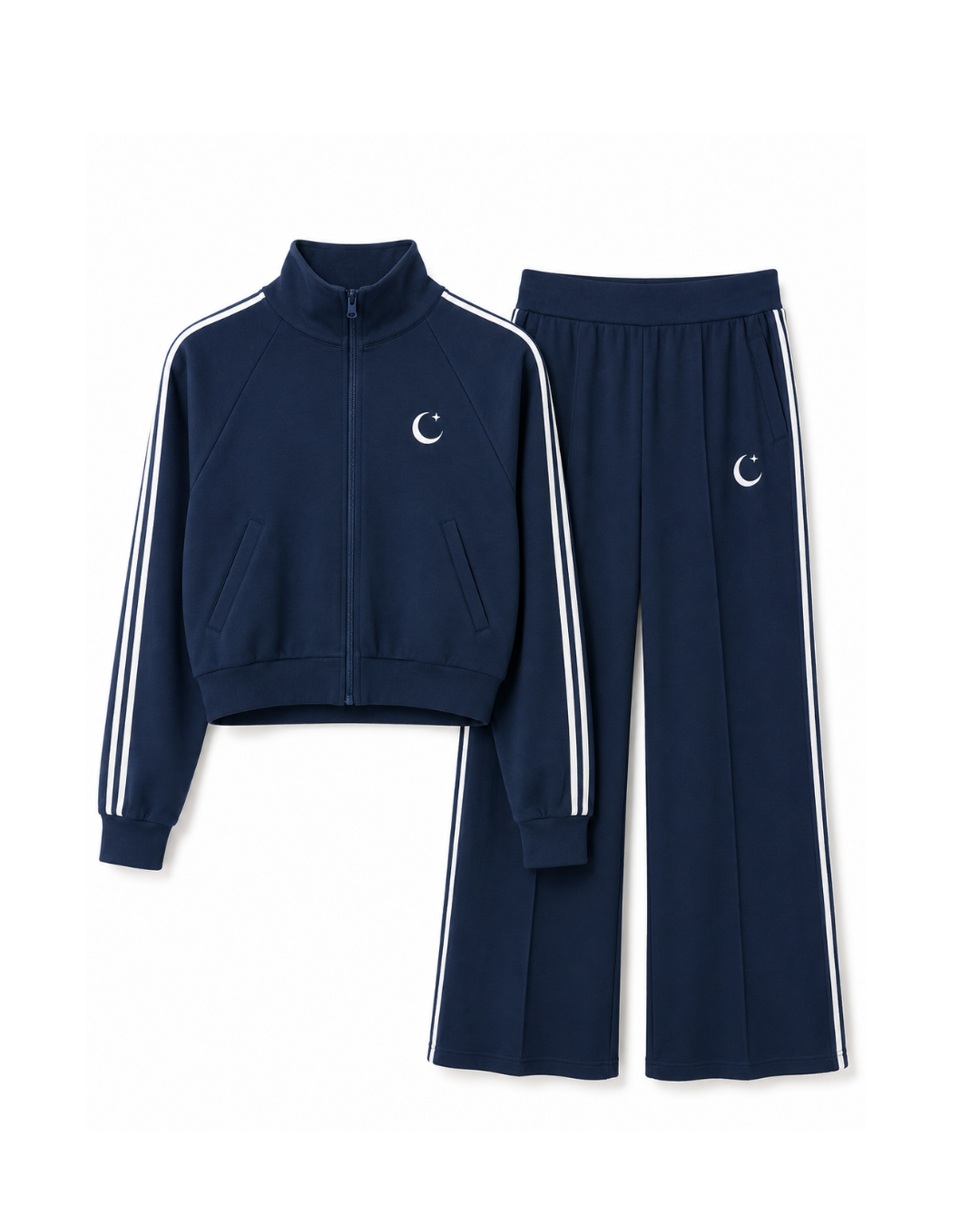 Conjunto de viaje de lujo – Conjunto de dos piezas de chaqueta corta y pantalones