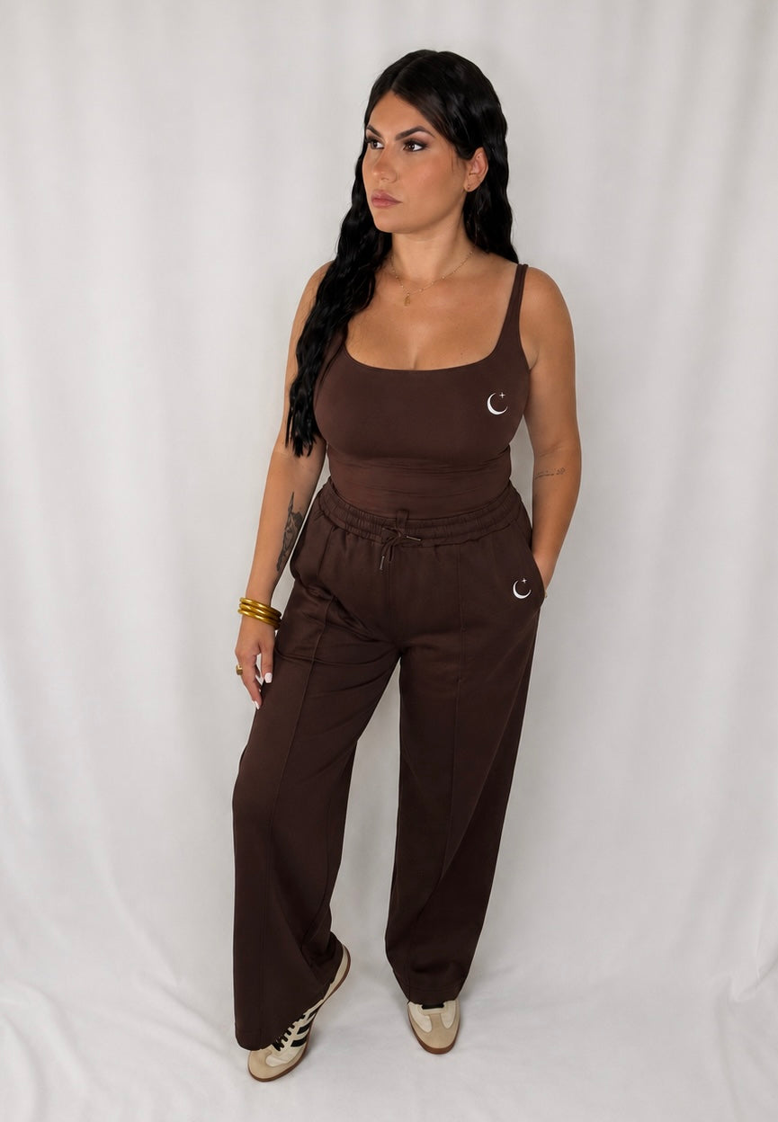 Conjunto Journey – Top sin mangas y pantalón de pierna ancha a juego