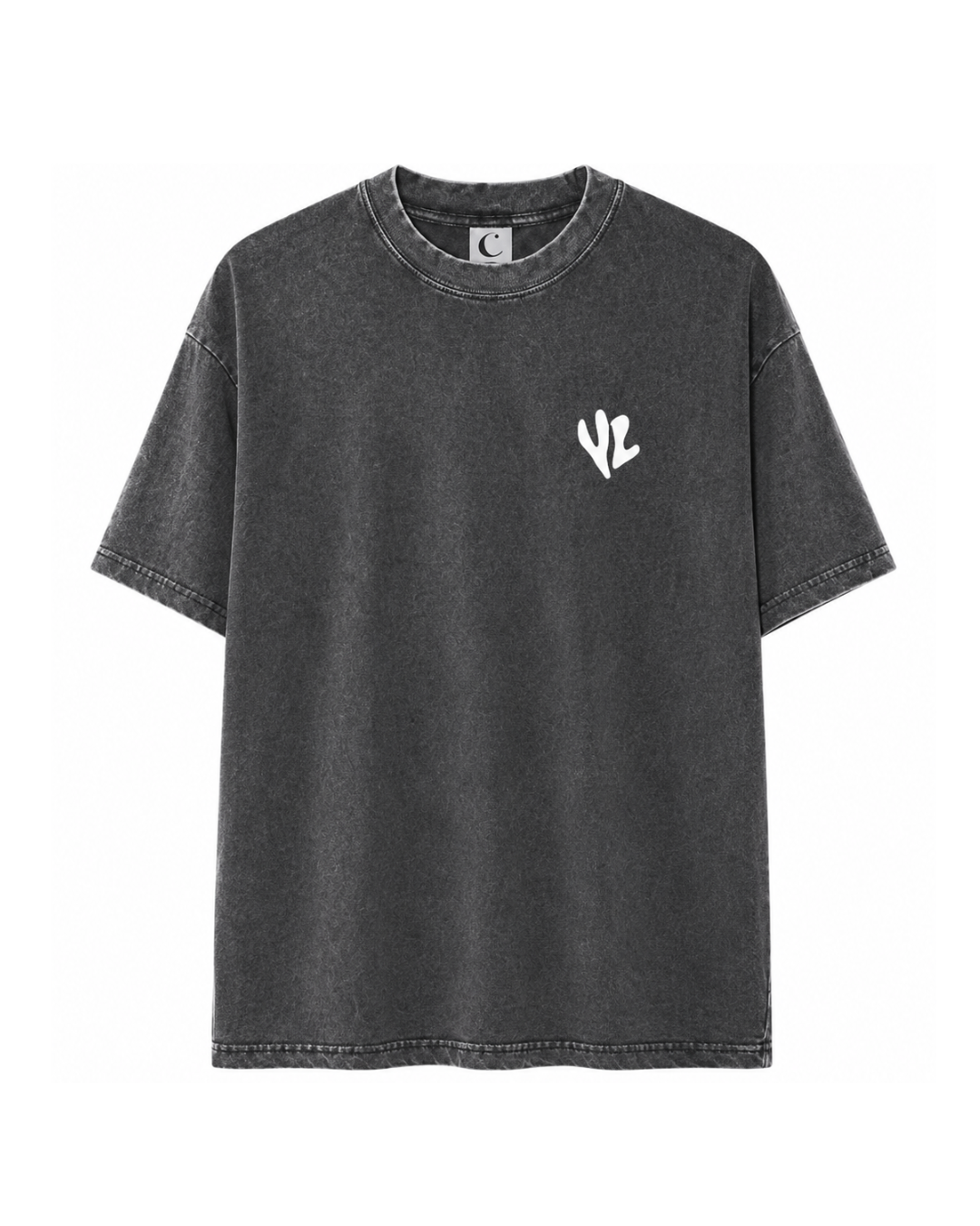 Camiseta Unisex Oversize – Estampado Gráfico con Relieve