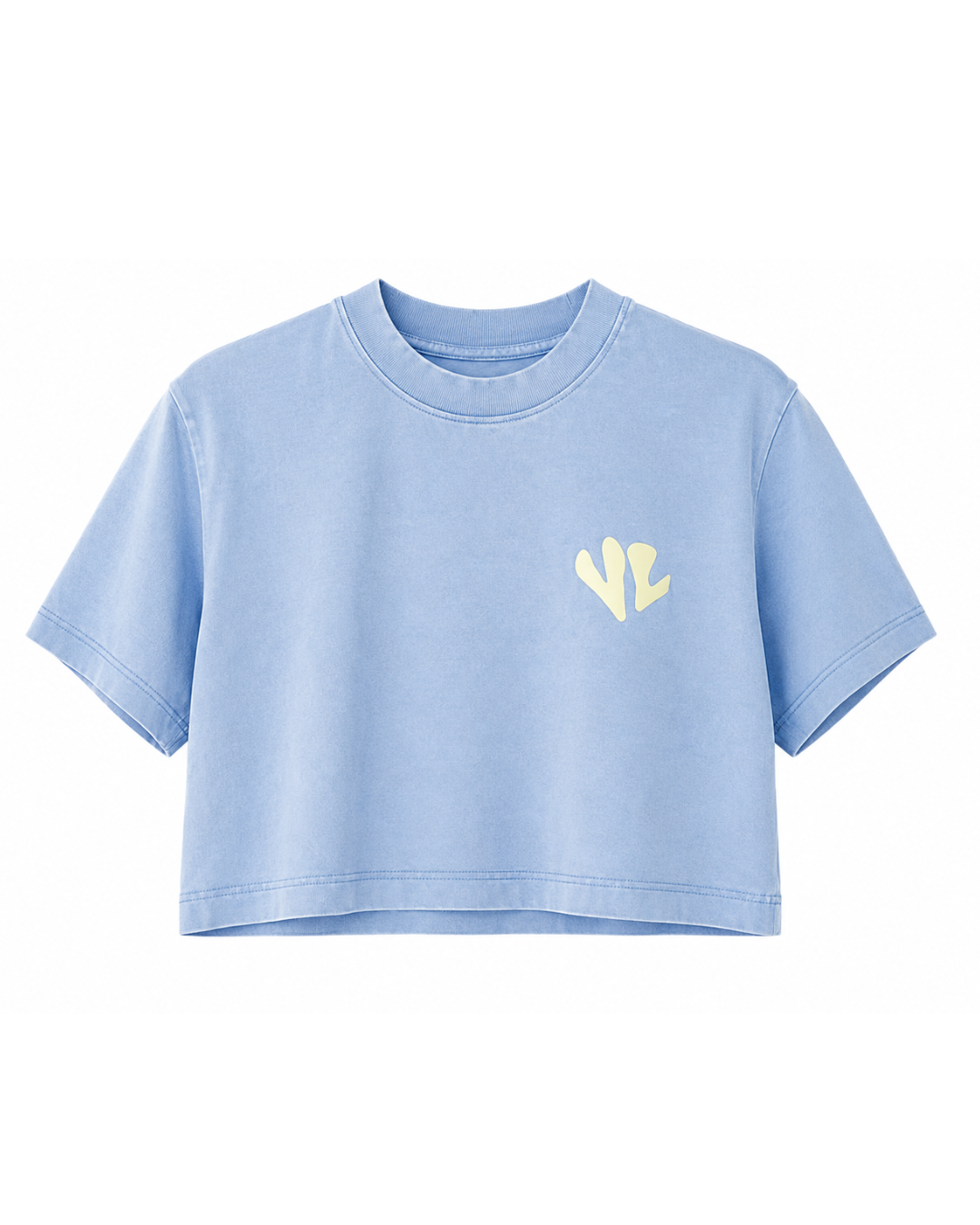 Top corto gráfico para mujer – Camiseta corta informal