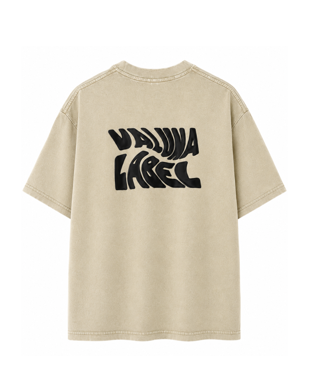 Camiseta Unisex Oversize – Estampado Gráfico con Relieve