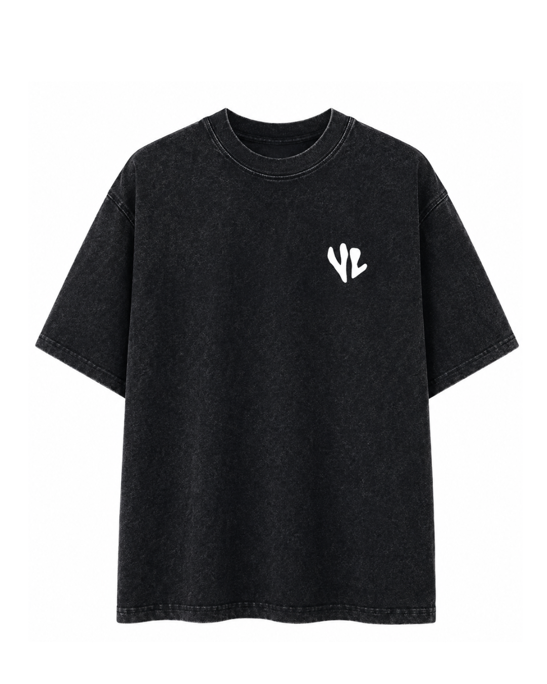 Camiseta Unisex Oversize – Estampado Gráfico con Relieve