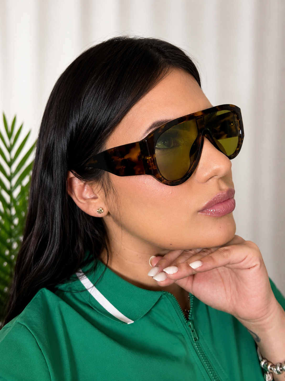 Aura Sunnies – Gafas de sol cuadradas extragrandes