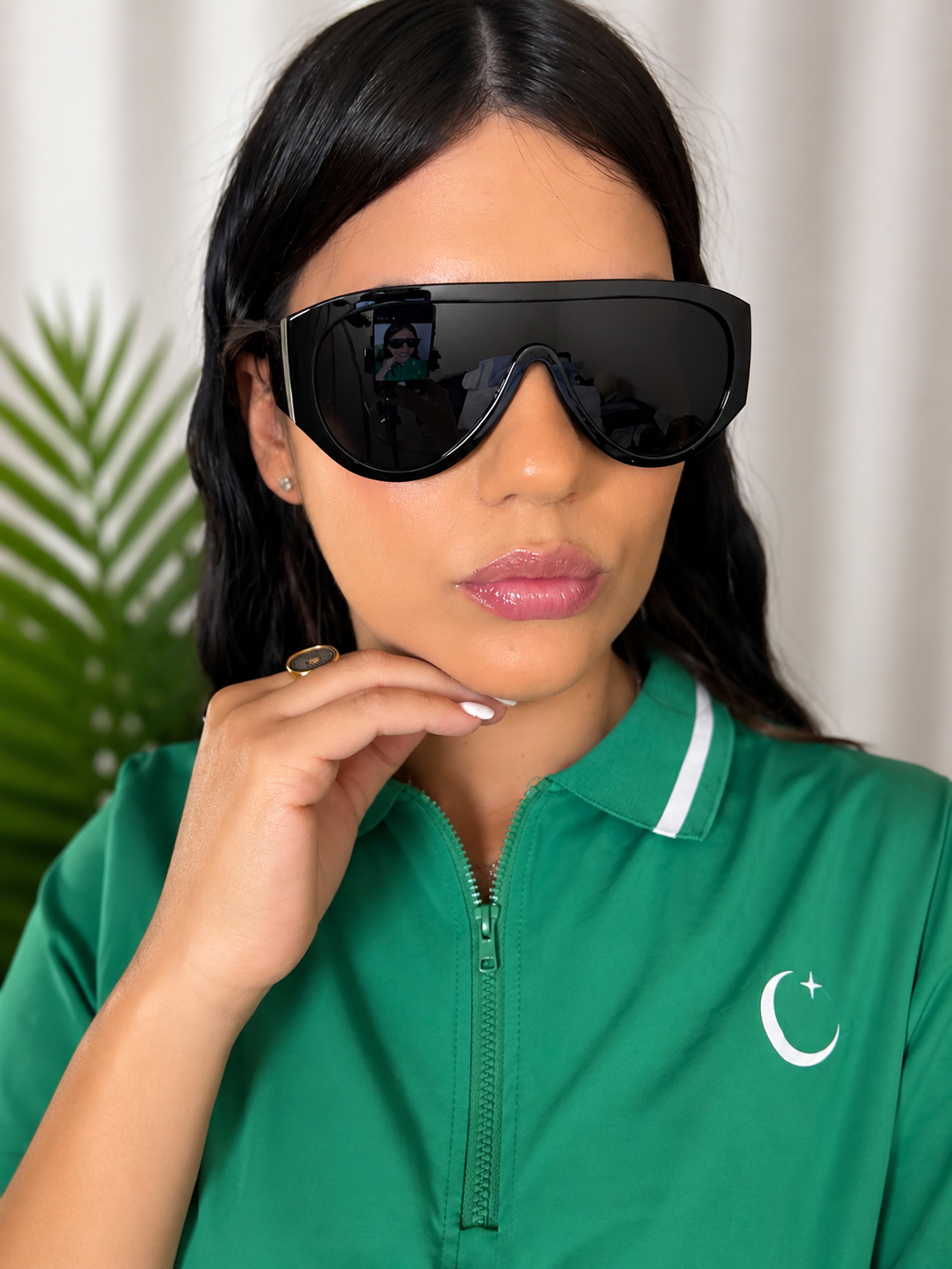 Aura Sunnies – Gafas de sol cuadradas extragrandes