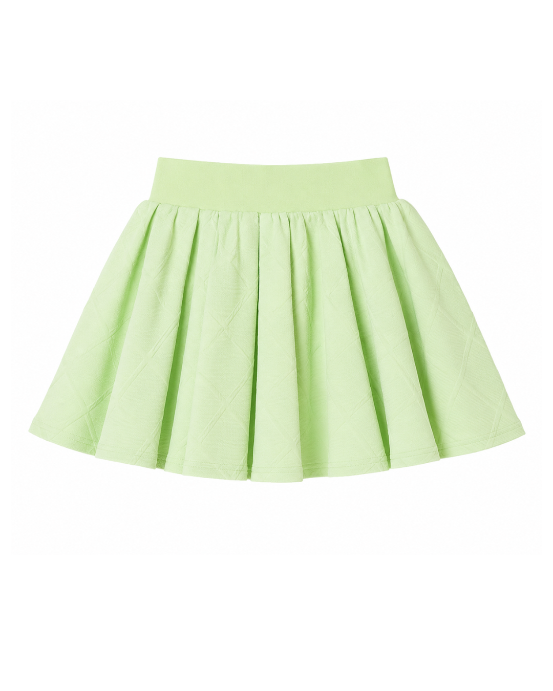Falda de tenis verde melón