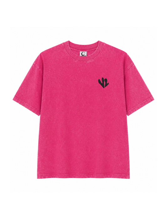Oversized Unisex T-Shirt – Puff Print Graphic Tee