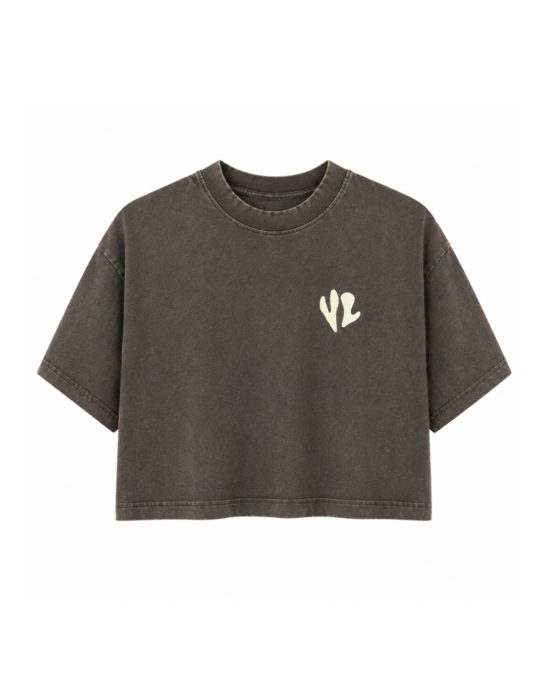 Top corto gráfico para mujer – Camiseta corta informal