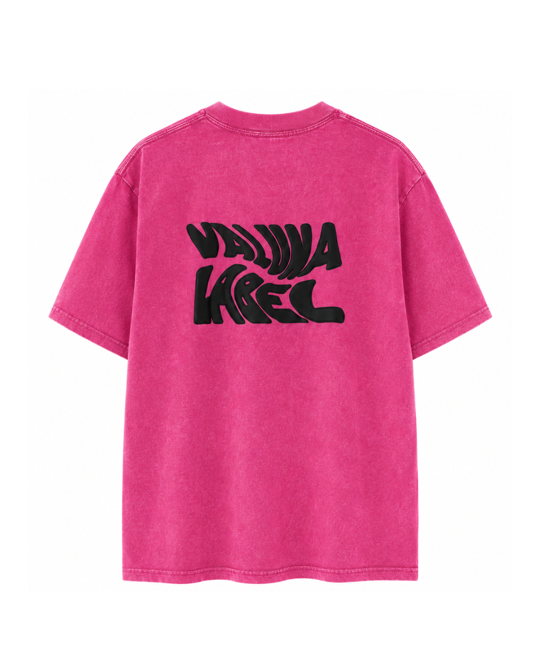 Camiseta Unisex Oversize – Estampado Gráfico con Relieve
