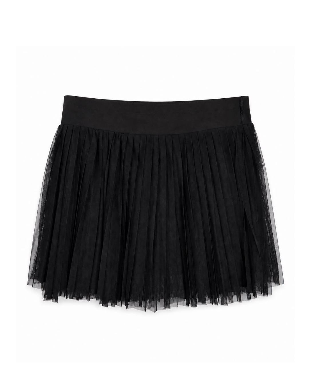 Minifalda negra plisada